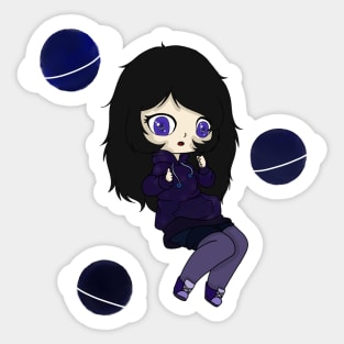 Galaxy girl chibi Sticker